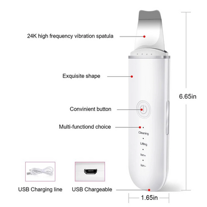 Veloura™ Ultrasonic Skin Scrubber